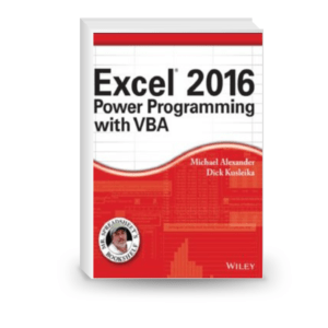 Excel 2016 Power Programming with VBA