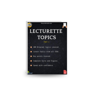 SSB Lecturette Topics Part-1 eBook [100 Topics]