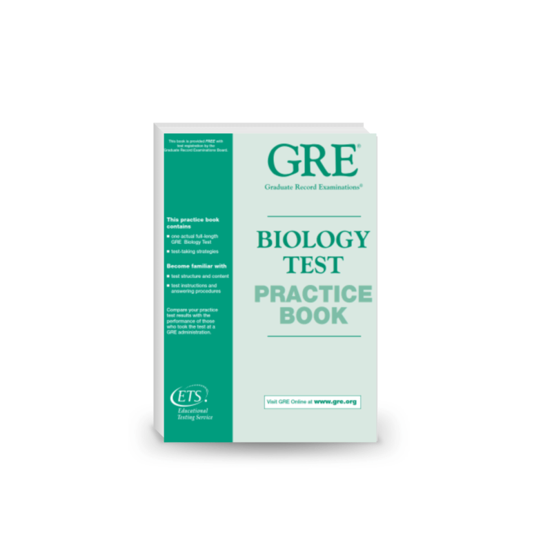 GRE Biology Test Practice Book