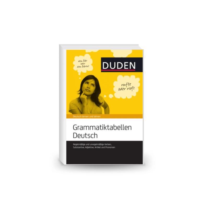 Grammatiktabellen Deutsch