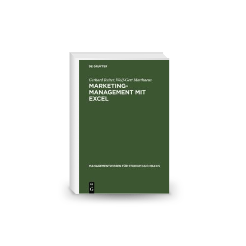 Marketing-Management mit EXCEL: Buch mit Diskette