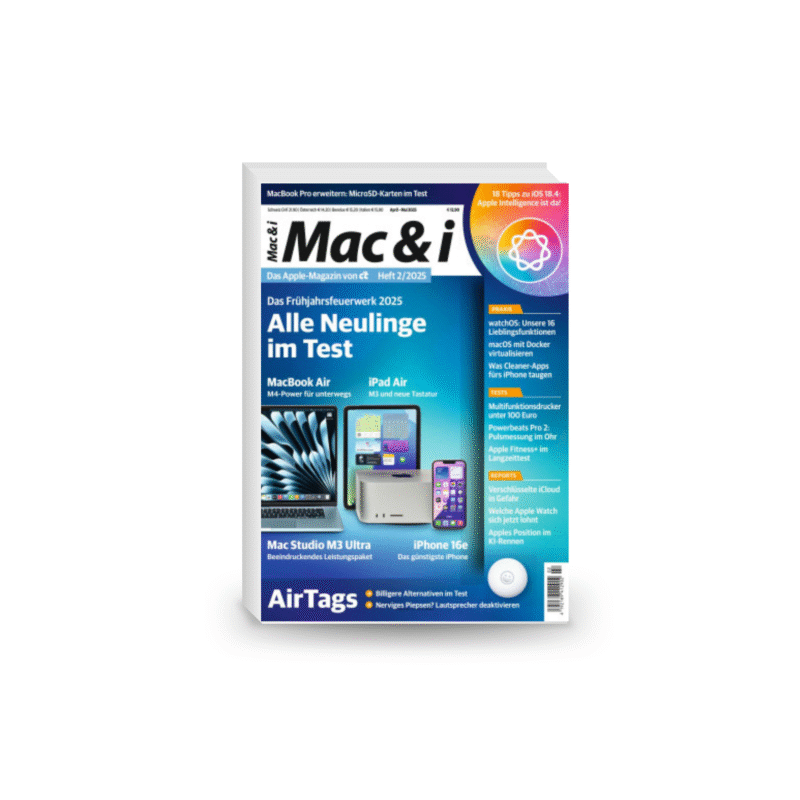 Inhalt Mac & i 02/2025