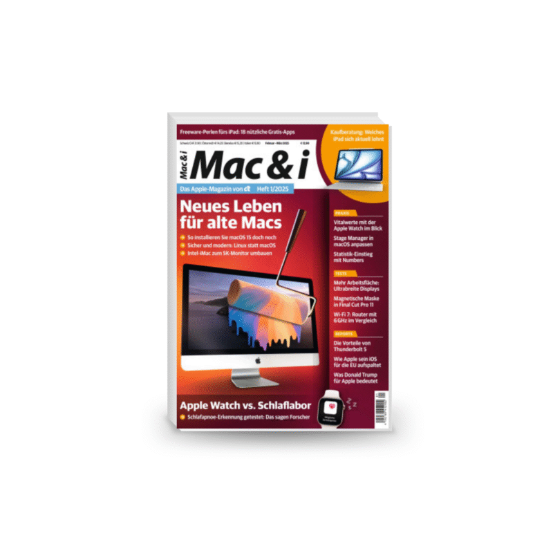 Artikel-Archiv Mac & i 1/2025